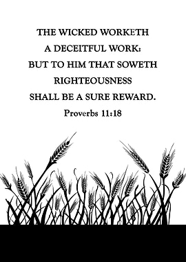 Proverbs 11 18