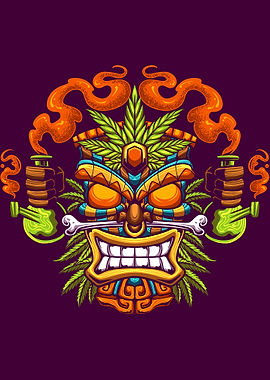 Tiki Cannabis Bong