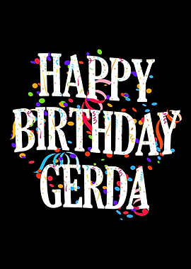 Happy Birthday Gerda