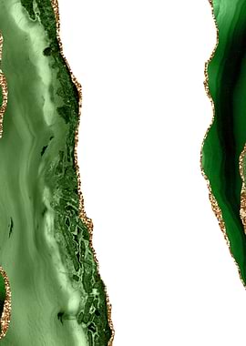 Green Gold Agate Textur 20