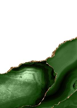 Green Gold Agate Textur 26