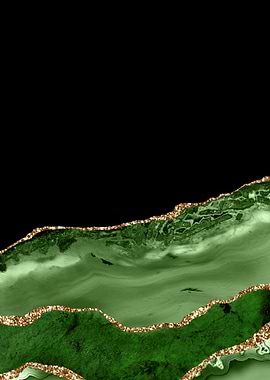 Green Gold Agate Textur 17