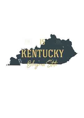 Kentucky State Map USA