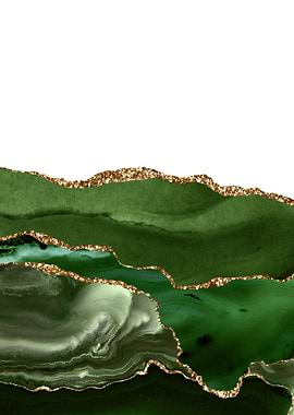 Green Gold Agate Textur 25