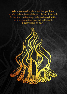 Proverbs 26:20-21