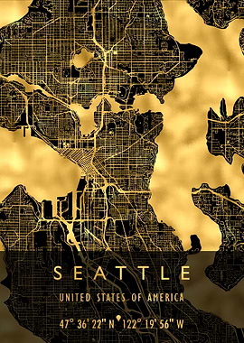 SEATTLE MAP USA