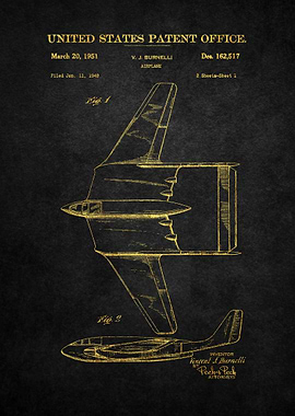 64 Burnelli Airplane Pate