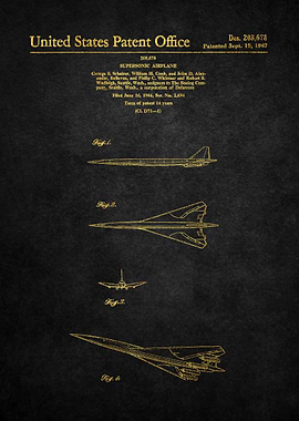 69 Boeing SST Plane Paten