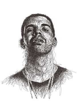 drake scribble art