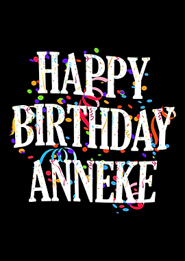 Happy Birthday Anneke