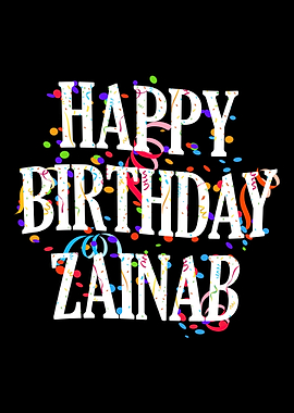 Happy Birthday Zainab