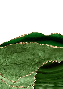 Green Gold Agate Textur 28