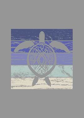 Turtle Retro Vintage