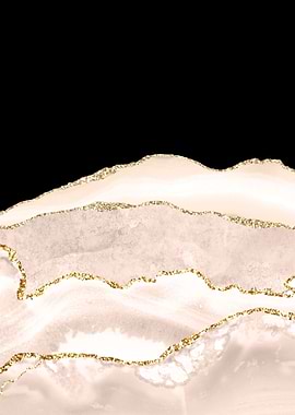 Ivory Gold Agate Textur 03