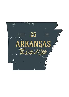 Arkansas State Map USA