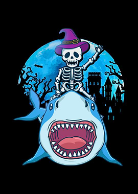 Halloween Shark Skeleton