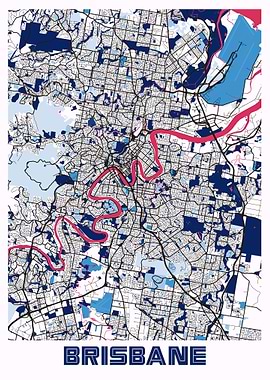 Brisbane Map Australia