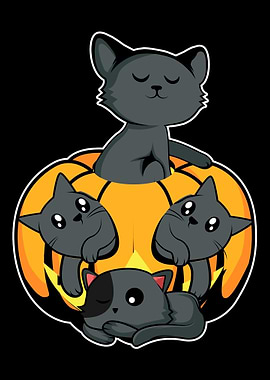 Cats Pumpkin Cat Owner Gif