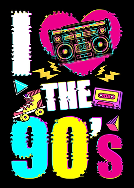 I Love 90s Vintage Vibe