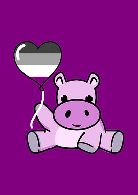 Hippo Asexual Pride