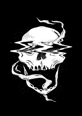 Skull Vaporwave Aesthetic