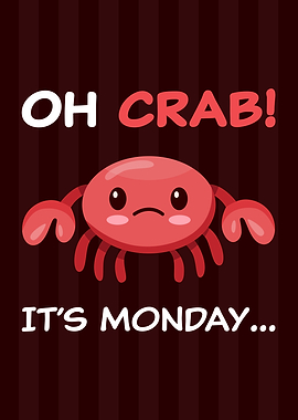 Kawaii Cute Crab Pun