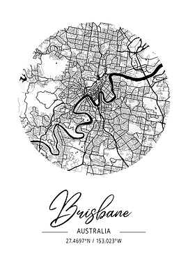 Brisbane Map Australia