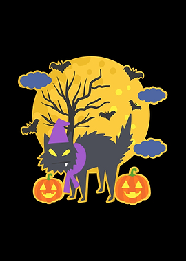 Halloween Cat Pumpkin