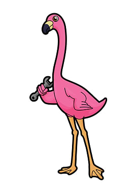 Flamingo Mechanic Wrench