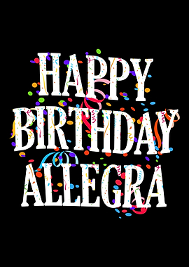 Happy Birthday Allegra