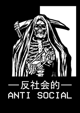 Grim Reaper Skeleton