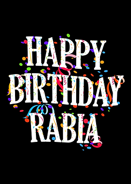 Happy Birthday Rabia