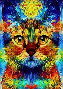 Cat Colorful