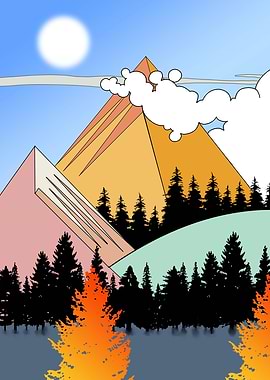 simplistic landscape