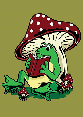 Cottagecore Aesthetic Frog