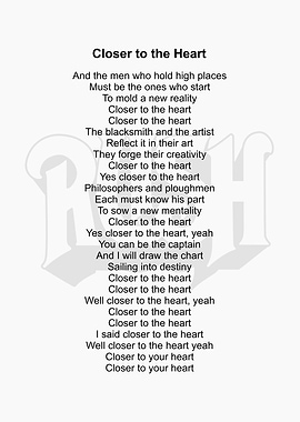 song lyrics illustration