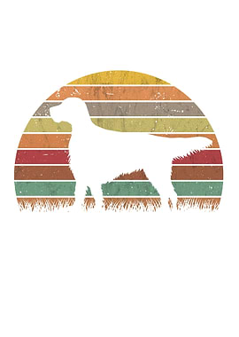 English Setter Retro