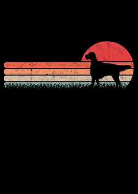 English Setter Retro