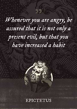 Whenever you are angry be