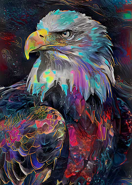 Surreal eagle
