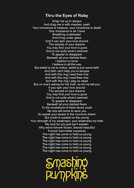 song lyrics illustration