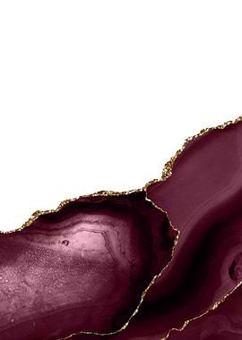 Burgundy Gold Agate Tex 26