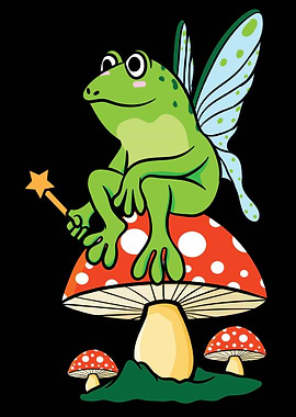 Cottagecore Aesthetic Frog