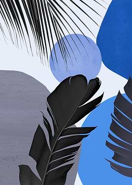 Abstract Banana Palm 4