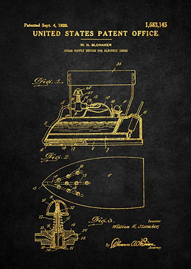 97 Steam Iron Patent