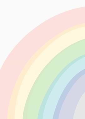 rainbow pastel colors