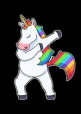 Dabbing Unicorn Dab Dance