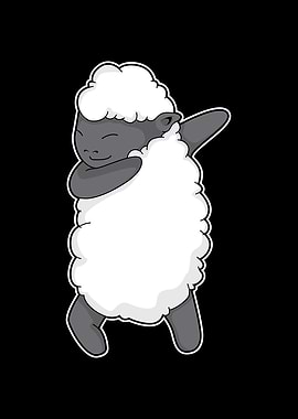 Sheep Dabbing Lamb Dancing