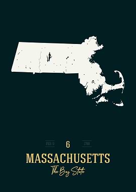 Massachusetts State Map