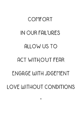 Comfort in out failures